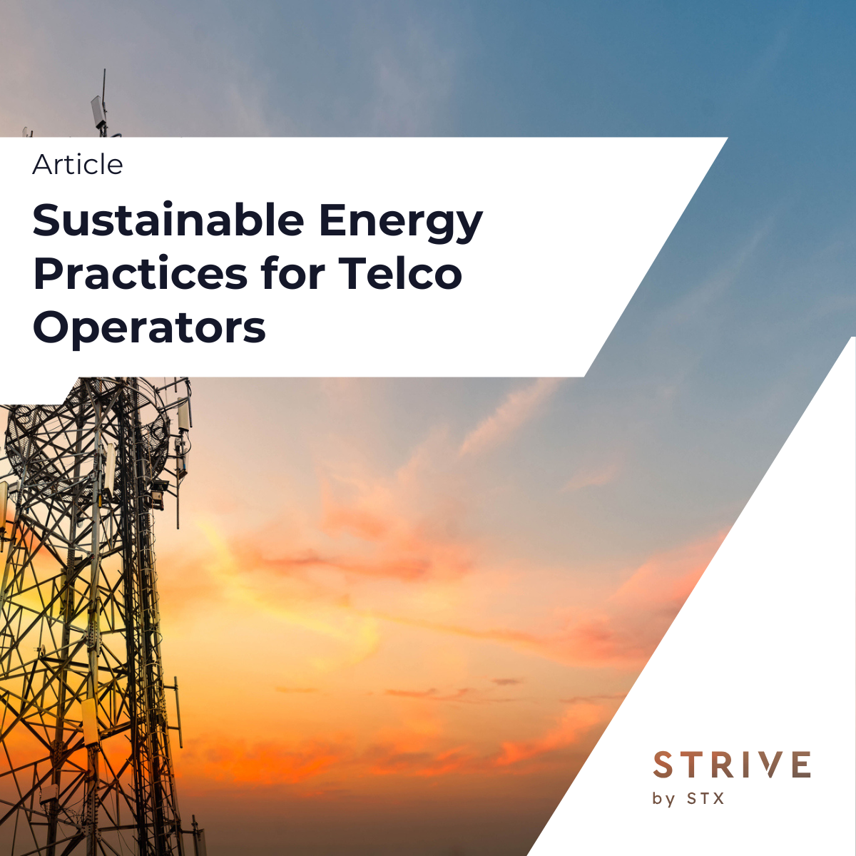 Social Card sustainable energy practices for telco operators